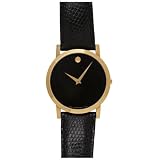 Movado Men's Classic Museum Genuine Leather Strap Watch #0605653