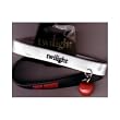 Twilight Rubber Bracelets White Black with Apple Charm