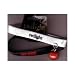 Twilight Rubber Bracelets White Black with Apple Charm