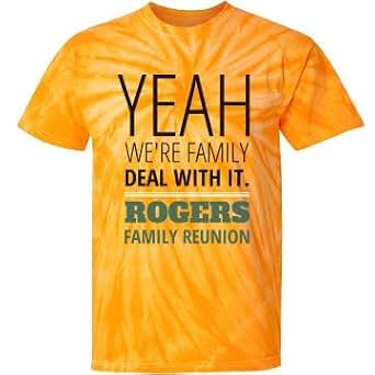 tie dye family reunion shirts