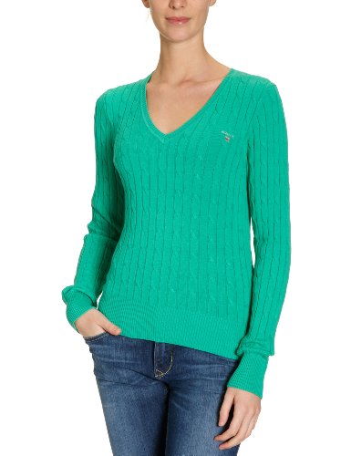 GANT Damen Pullover 480022, Gr. 38 (M), Gr&uuml;n (MINT LEAF) Preisvergleich