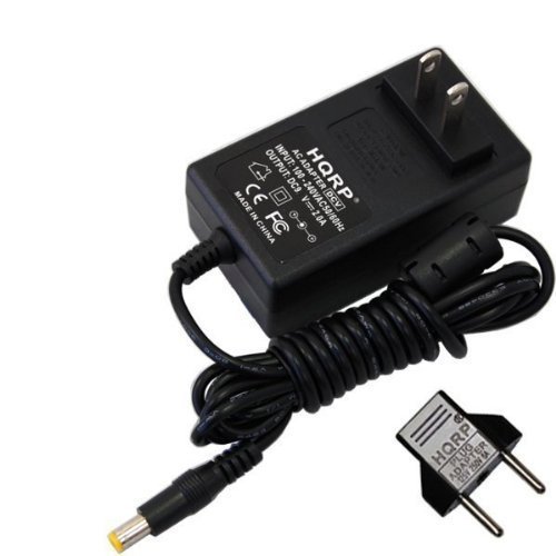 HQRP AC Adapter for Ampeg SCR-DI Bass DI Preamp with Scrambler Overdrive Power Supply Cord Adaptor + Euro Plug Adapter