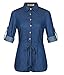 VIISHOW Sexy Half Sleeve Denim Jeans Jumpsuit Bodysuit Shorts Romper Playsuit