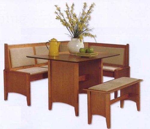 LINON HOME 90472T37-01-KD CORNER SEATING UNIT FOR MICROFIBER NOOK SET