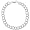 image Sterling Silver Double-Link Chain Charm Bracelet, 8"