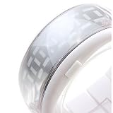 Stylische LED Armbanduhr im futuristischen Design silbervon "Arktis"