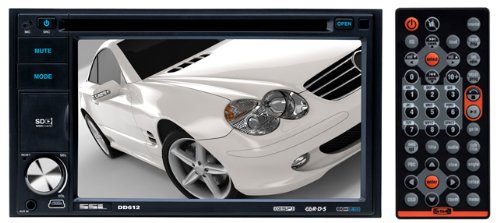 Sound Storm Laboratories DD612 In-Dash Double-DIN Multi-Media Receiver with 6.2-Inch Widescreen Touchscreen TFT Monitor