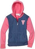 Pink Platinum Girls 7-16 Varsity Sherpa Hoody, Blue, 10/12