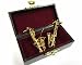Miniblings Saxophonohrringe Ohrringe Saxophon Jazz Saxofon mit Box Saxophonist