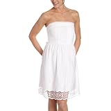 Strapless Cotton Poplin Dress