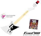PS3 Guitar Hero Aerosmith for PS3 + Nyko Frontman White Wireless Guitar Controller for PS3