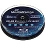 10 MediaRange Bluray Rohlinge BD-RE 25GB 2x von MediaRange