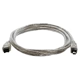 IEEE 1394b Firewire 800 Cable 9 pin - 4 pin M / M, 6 ft Translucent