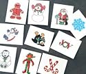 Glitter Christmas Tattoos (72/PKG)