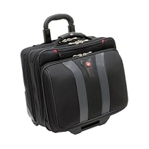 Swiss Gear Wheeled Notebook Case - Black (Granada)