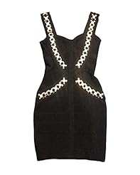 Beaded Nylon/Rayon/Spandex Bodycon Dress/Club Dress 