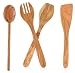 HIC Harold Imports 4pc Olive Wood Set (Spoon, Spatula, Salad)