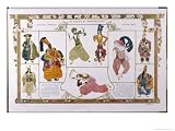 Sheherazade Elaborate Persian Style Costume Designs by Bakst Giclee Poster Print by Leon Bakst, 12x16