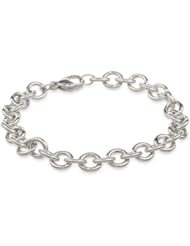 Sterling silver Ladies Solid Polished Link Bracelet, 7.5"