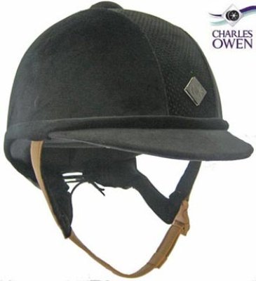 Charles Owen AYR8 Classic Helmet Black, 6 3/8