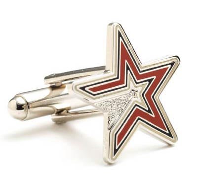 Houston Astros MLB Logo'd Executive Cufflinks w/Jewelry Box by Cuff Links