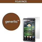 Generiks TM LG Optimus 3D *CLEAR* Screen Protectors (4 Pack!!!)