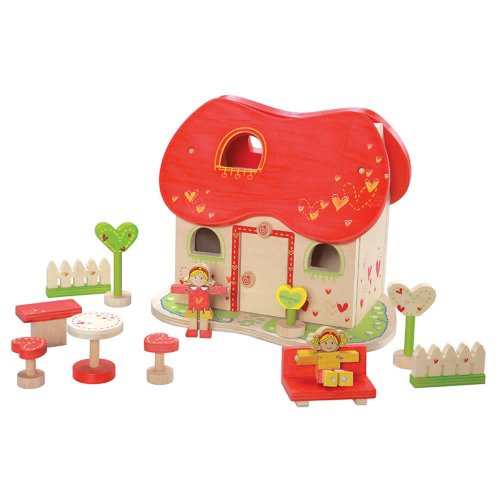 Maxim EverEarth Wooden Dollhouse, Figures & Accessories