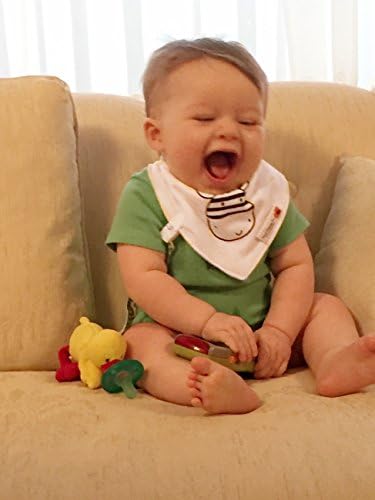 Baby Bandana Drool Bib, Zebra Design 4 Pack, Cute Baby Gift for Boys &amp; Girls