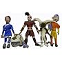 11" Avatar Plush Set - Aang Appa Zuko Momo & Katara