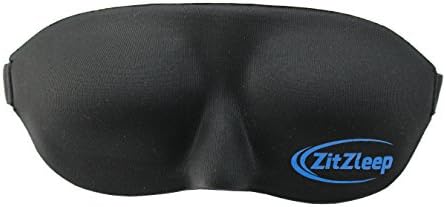 REM lights out Sleep Memory Foam Eye Mask Blindfold best for night sleeping Travel men and women , Black