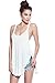 Alexander + David A+D® Womens Casual Sexy Rib Racerbk Tank Top w/High Slit
