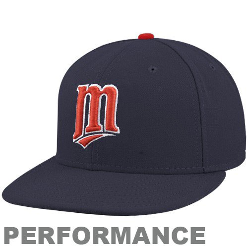 MLB Minnesota Twins Authentic On Field Alternate 59Fifty Fitted Cap, Navy, 7 3/8