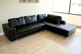 Sofa/Lying Sectional in Dark Brown Finish By Wholesale Interiors