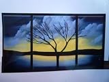 Modern Oil Painting on Canvas Stretched Framed - Abstract - Special