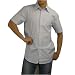 Mens Tommy Bahama Indigo Palms blue pin-stripes short sleeve shirt. 100% authentic designer casual dress shirt made with top quality material and classic tailoring that fits fantastic! Great top to wear for hiking, golf or hanging out on the yacht.