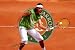 RAFAEL NADAL FRENCH OPEN TENNIS CANVAS ART PAINTING MOUNTED 25X16X3/4