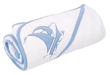 Elegant Baby Tropical Hooded Towel- Sailboat