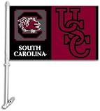 South Carolina Gamecocks USC NCAA Car Flag With Wall Brackett