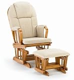 Shermag Glider Rocker Combo, Pecan with Beige Chenille 41uYRaM%2BRCL. SL160 Shermag Glider Rocker Combo, Pecan with Beige Chenille