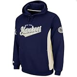 New York Yankees Majestic Cooperstown "Captain" Navy Hooded Sweatshirt