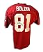 Autographed Anquan Boldin Arizona Cardinals NFL Authentic Wilson Red Jersey
