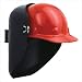 42090Sr Fibre-Metal Welding Helmet Shell Silver W/4001 Mounting Cup