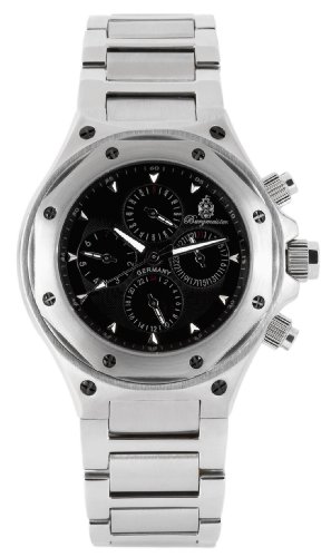 Burgmeister Monaco BM139-121 Herren Automatik Uhr Edelstahl schwarzes Zifferblatt Datum/Ta Preisvergleich