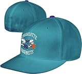 Charlotte Hornets Teal M&N Hardwood Classics Basic Logo Fitted Hat