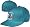 Charlotte Hornets Teal M&N Hardwood Classics Basic Logo Fitted Hat