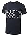URBANCREWS Mens Hipster Hip Hop Graphic Print Pocket Crewneck T-shirt