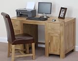 Alto Solid Oak Computer Desk