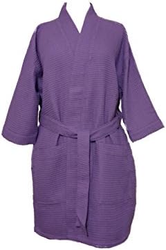 Tri Color RobesTri Color Robes Cotton Waffle Robe Dark Purple Monogrammed Gifts Bridesmaids Embroidered Gifts Bridesmaids