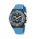TechnoMarine Unisex 110017 Cruise Sport Chronograph Black and Blue Dial Watch