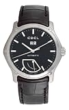 Ebel Mens 9304F51/5335145 Classic Black Power Reserve Dial Watch